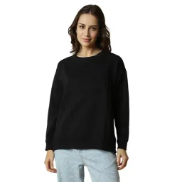 Allen Solly Black Regular fit Embossed Sweatshirts-picture-42