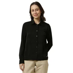 Allen Solly Black Regular Fit Shirt-picture-35