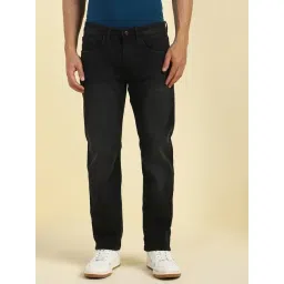 Allen Solly Black Regular Fit Solid Jeans-picture-27