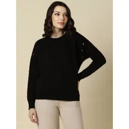 Allen Solly Black Regular Fit Sweater-picture-32