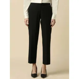 Allen Solly Black Regular Fit Trousers-picture-19