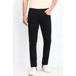 Allen Solly Black Slim fit Solid Jeans-picture-34