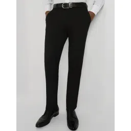 Allen Solly Black Slim Fit Trousers-picture-30