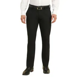 Allen Solly Black Slim Fit Trousers-picture-48