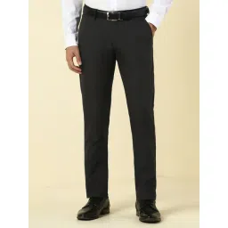 Allen Solly Black Slim Fit Trousers-picture-16