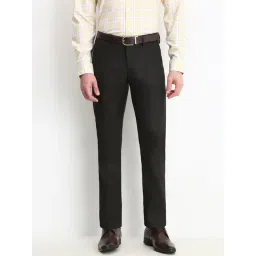 Allen Solly Black Slim Fit Trousers-picture-24