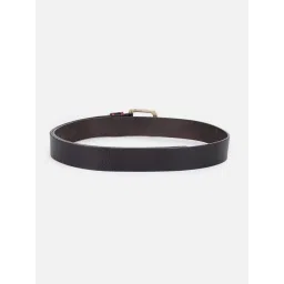 Allen Solly Black Textured Leather Casual Belt image 3