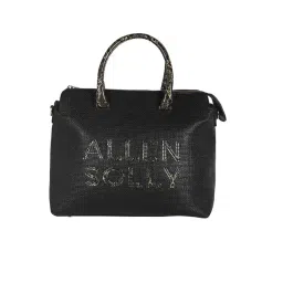 Allen Solly Black Textured Medium Handbag-picture-35