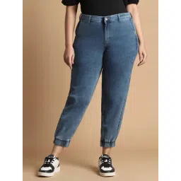 Allen Solly Blue Cotton Mid Rise Jeans-picture-40