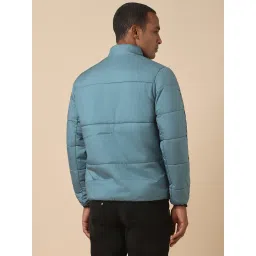 Allen Solly Blue Cotton Regular Fit Jacket image 2