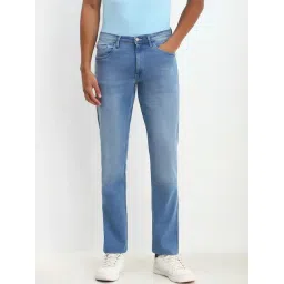 Allen Solly Blue Cotton Regular Fit Jeans-picture-23