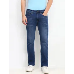 Allen Solly Blue Cotton Regular Fit Jeans-picture-35