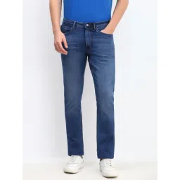 Allen Solly Blue Cotton Regular Fit Jeans-picture-24