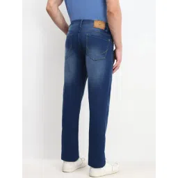 Allen Solly Blue Cotton Regular Fit Jeans image 2
