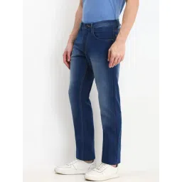 Allen Solly Blue Cotton Regular Fit Jeans image 3