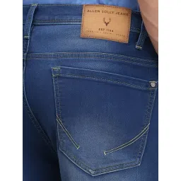 Allen Solly Blue Cotton Regular Fit Jeans image 4