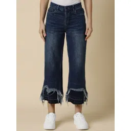 Allen Solly Blue Cotton Regular Fit Mid Rise Jeans-picture-41