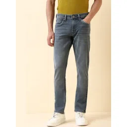 Allen Solly Blue Cotton Slim Fit Jeans-picture-44