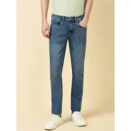 Allen Solly Blue Cotton Slim Fit Jeans-picture-18