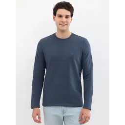 Allen Solly Blue Cotton Slim Fit T-Shirts-picture-40