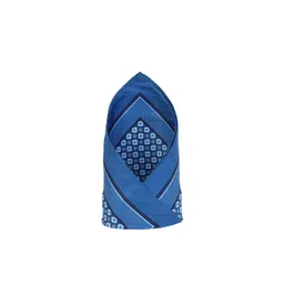 Allen Solly Blue Printed Pocket Square-picture-12