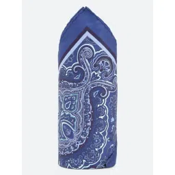Allen Solly Blue Printed Pocket Square image 2