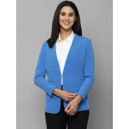 Allen Solly Blue Regular Fit Blazer-picture-17