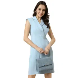 Allen Solly Blue Regular Fit Dress-picture-27