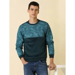 Allen Solly Blue Regular Fit Printed Sweatshirt-picture-44