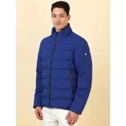Allen Solly Blue Regular Fit Quilted Jacket image 3