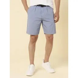 Allen Solly Blue Regular Fit Shorts-picture-31