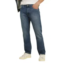 Allen Solly Blue Regular fit Solid Jeans-picture-22