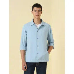 Allen Solly Blue Relaxed Fit Shirt-picture-13