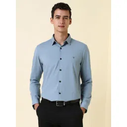 Allen Solly Blue Slim Fit Formal Shirt-picture-44