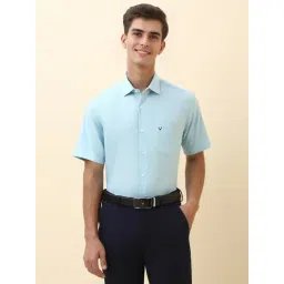 Allen Solly Blue Slim Fit Shirt-picture-48