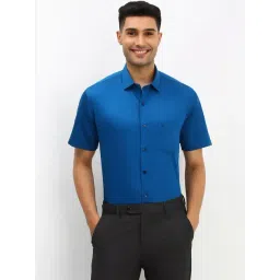 Allen Solly Blue Slim Fit Shirt-picture-18