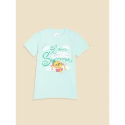 Allen Solly Boys Green Cotton Graphic T-Shirt-picture-47