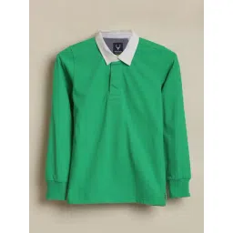 Allen Solly Boys Green Cotton Regular Fit T-Shirt-picture-32