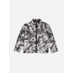 Allen Solly Boys Grey Printed Full Sleeves Jacket-picture-24