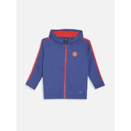 Allen Solly Boys Navy Graphic Full Sleeves Jacket-picture-18