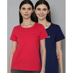 allen solly Brand Print Cotton Crew-Neck T-Shirt-picture-40