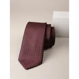 Allen Solly Brown Embroidered Tie-picture-19