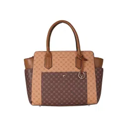 Allen Solly Brown Logo Medium Satchel-picture-24