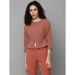 Allen Solly Brown Regular Fit Blazer-picture-10