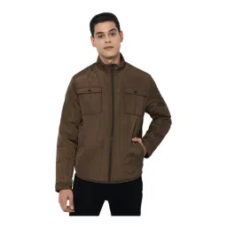 Allen Solly Brown Regular Fit Jacket-picture-32