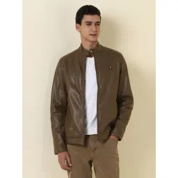 Allen Solly Brown Regular Fit Jacket-picture-38
