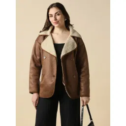 Allen Solly Brown Regular Fit Jacket image 1