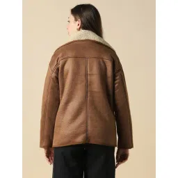 Allen Solly Brown Regular Fit Jacket image 2