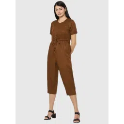 Allen Solly Brown Regular Fit Jumpsuit-picture-25