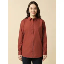 Allen Solly Brown Regular Fit Shirt-picture-48